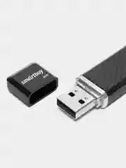 Флешка накопитель для компьютера 8 Gb, Smartbuy Quartz, Usb 2.0, черный, 512766