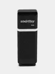 Флешка накопитель для компьютера 8 Gb, Smartbuy Quartz, Usb 2.0, черный, 512766