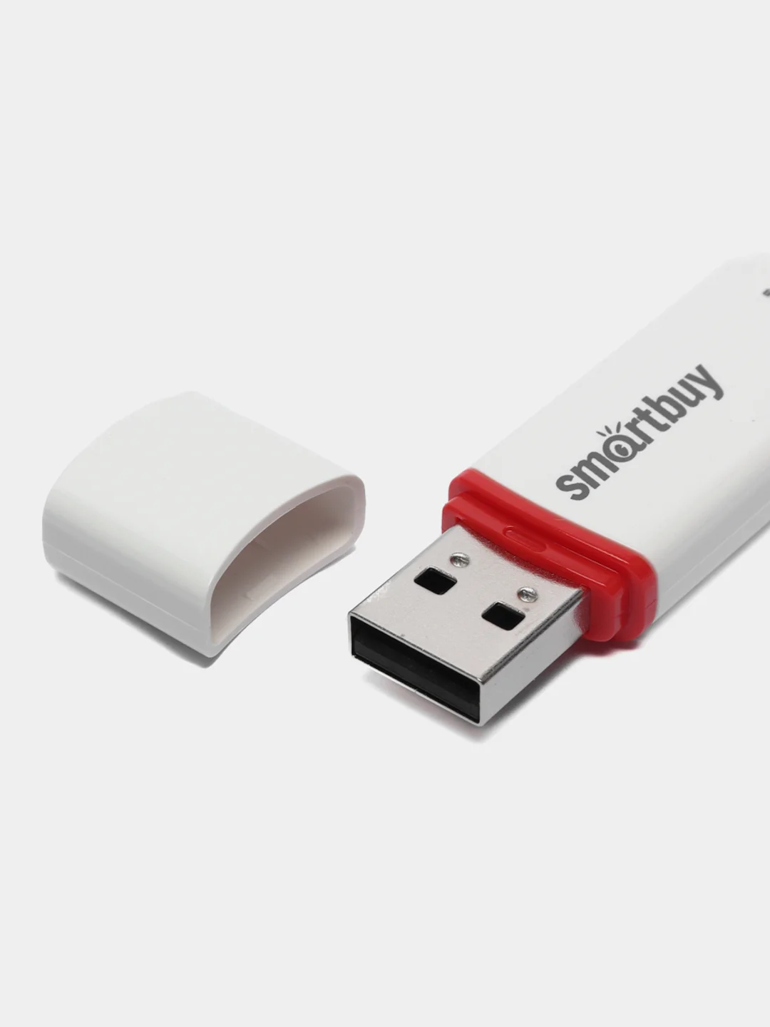 Флешка накопитель для компьютера 16 Gb, Smartbuy Crown, Usb 2.0, белый, 512762