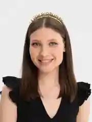 Золотой ободок для волос на рождения с надписью Happy Birthda /ободок праздничный