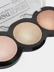 Бежевый меланж хайлайтер запеченный, 3 оттенка