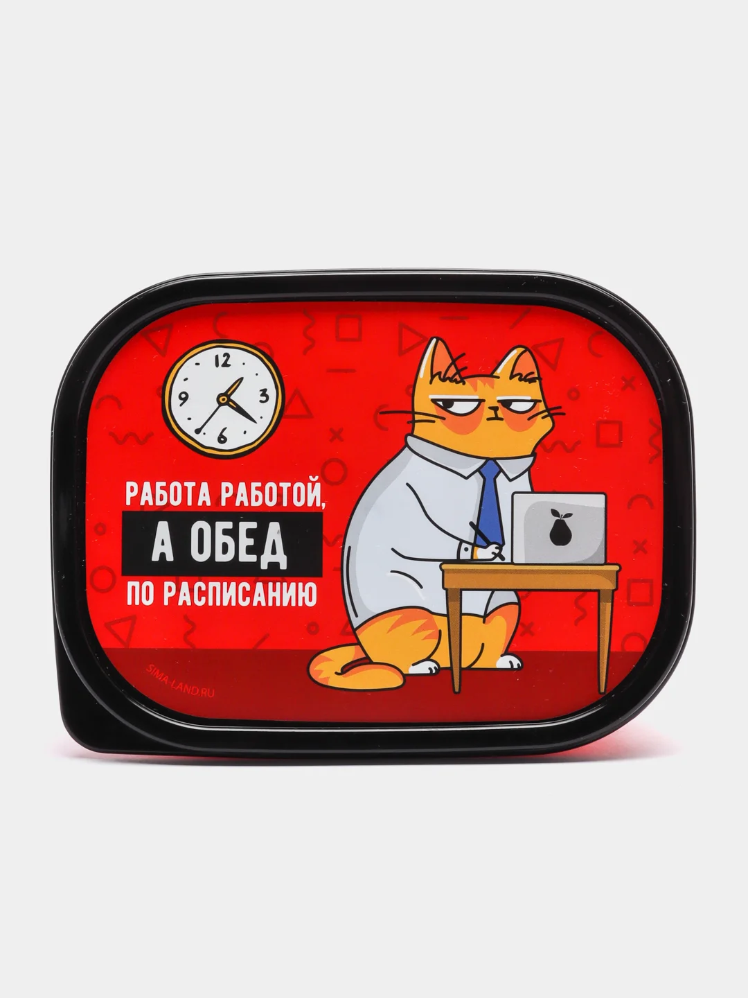 Красный контейнер для еды