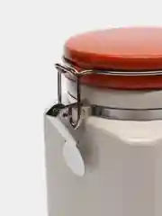 Банка для сыпучих продуктов 670 мл с клипсой, "Тыква"