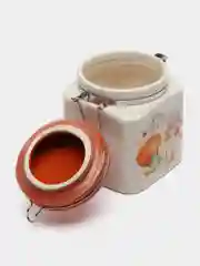 Банка для сыпучих продуктов 670 мл с клипсой, "Тыква"