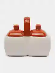Банка двухсекционная, для специй, Тыква