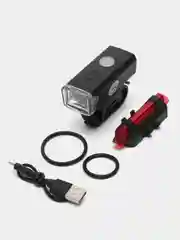 Велосипедный яркий фонарь перезаряжаемый, USB зарядка, 2 шт