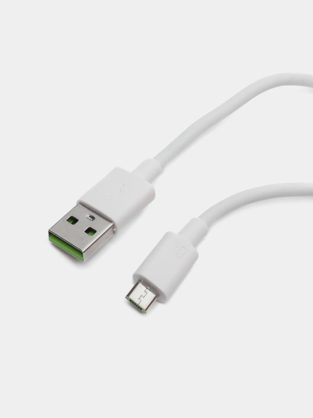 Белый азу с кабелем Micro USB, 2.4А, 2USB, автомобильное зарядное устройство