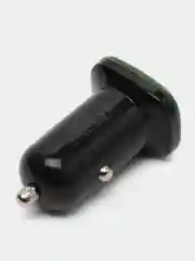 Черный азу с кабелем Micro USB, 2.4А, 2USB, автомобильное зарядное устройство