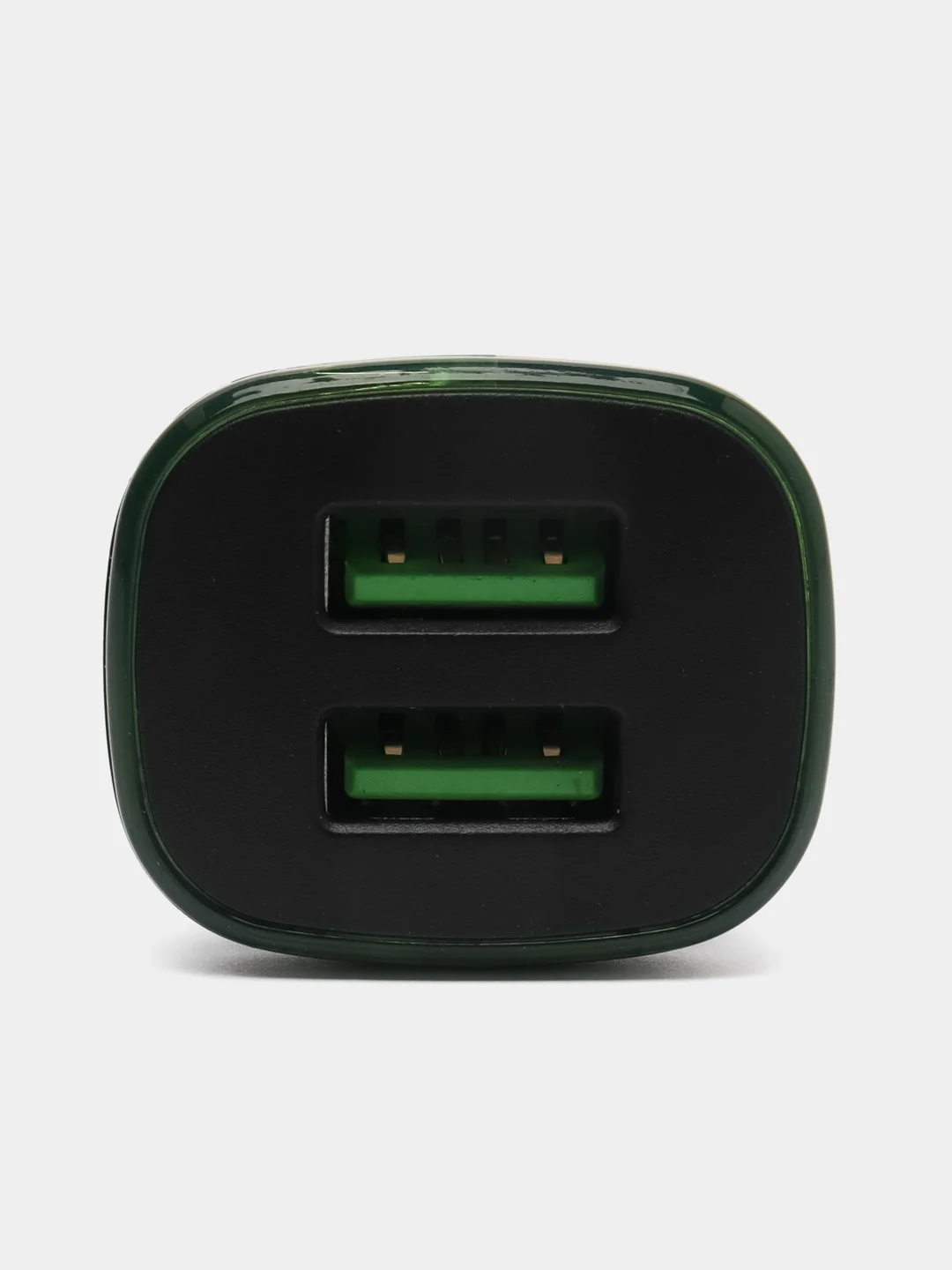 Черный азу с кабелем Micro USB, 2.4А, 2USB, автомобильное зарядное устройство