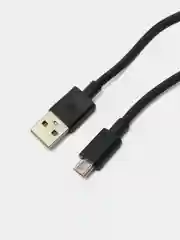 Черный азу с кабелем Micro USB, 2.4А, 2USB, автомобильное зарядное устройство