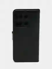 Черный чехол-книжка с магнитной застежкой для Infinix Smart 7 HD, Инфиникс Смарт 7 ХД