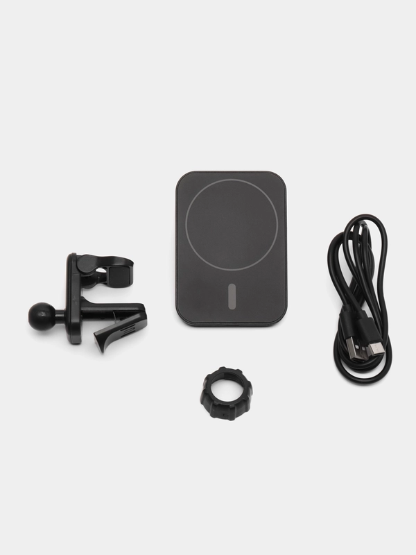Автомобильное беспроводное зарядное устройство MagSafe 15W для iPhone, магнитный держатель