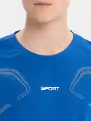 Синий спортивная футбольная  форма мужская