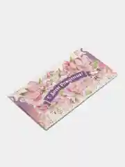 Молочный конверт-открытка для денег, подарочный "С Днём рождения"