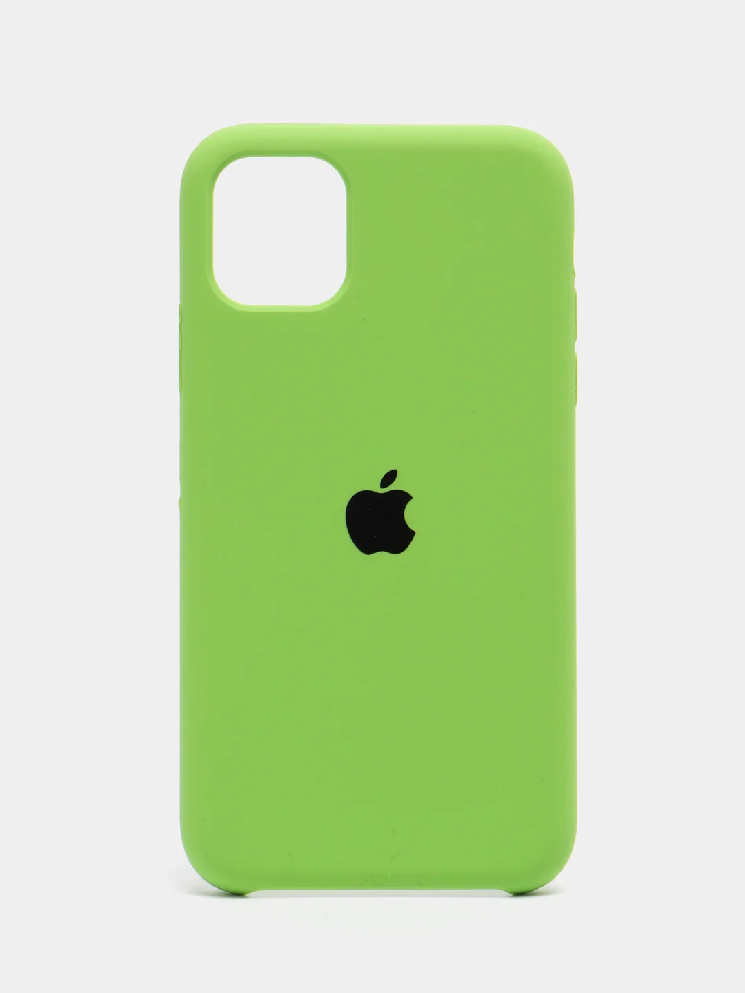 Салатовый чехол Silicone Case для iPhone 11, с открытым низом