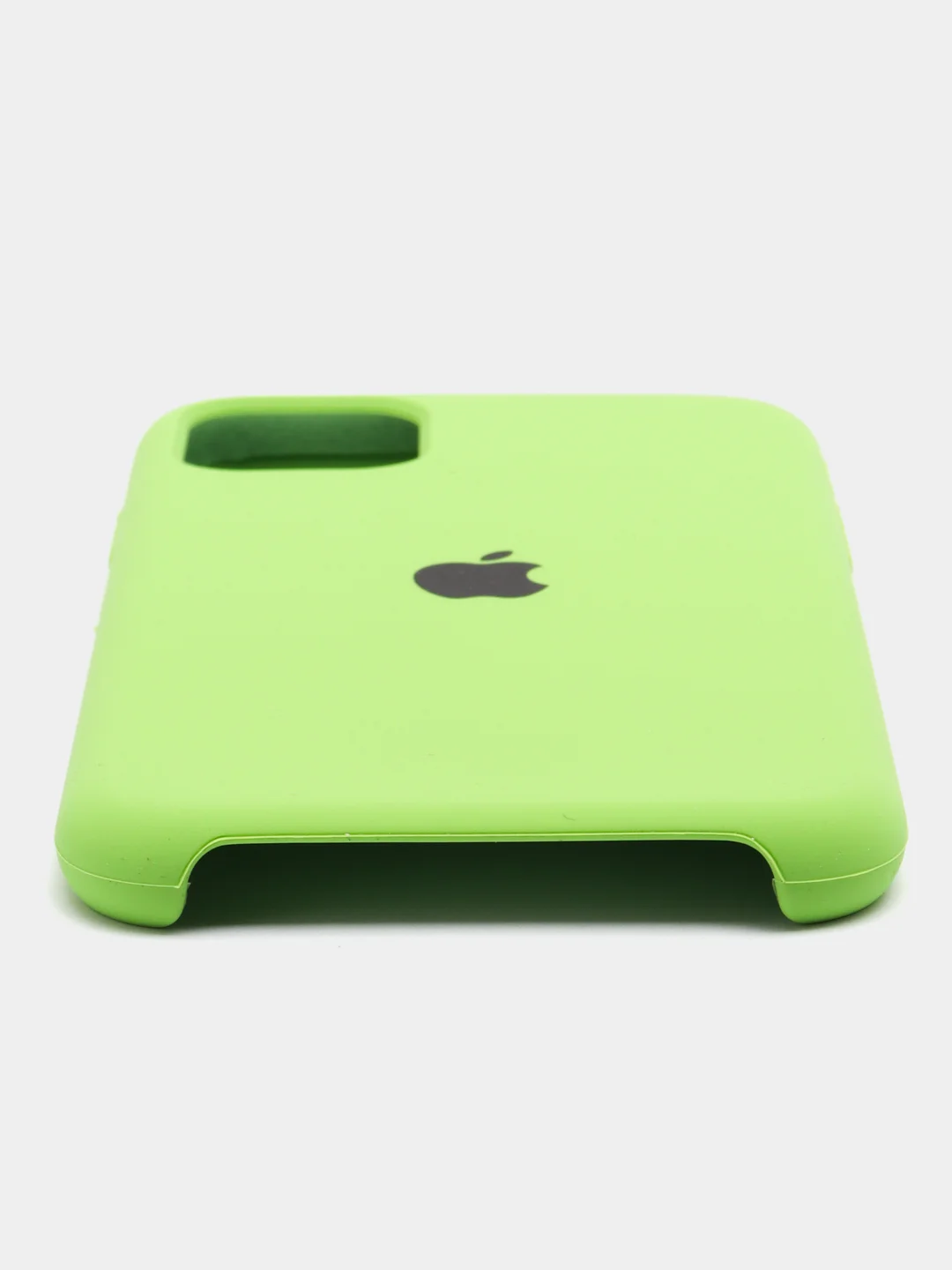 Салатовый чехол Silicone Case для iPhone 11, с открытым низом