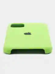 Салатовый чехол Silicone Case для iPhone 11, с открытым низом