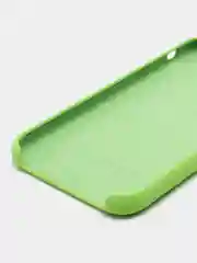 Салатовый чехол Silicone Case для iPhone 11, с открытым низом