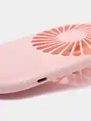 Белый вентилятор ручной портативный USB