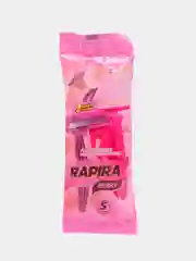 Станок для бритья одноразовый женский Rapira Berry, 2 лезвия, 5 шт