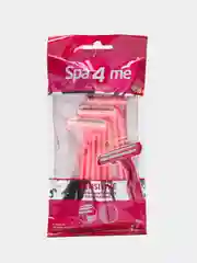 Станок для бритья одноразовый женский Spa 4 Me, 2 лезвия, 4 штуки