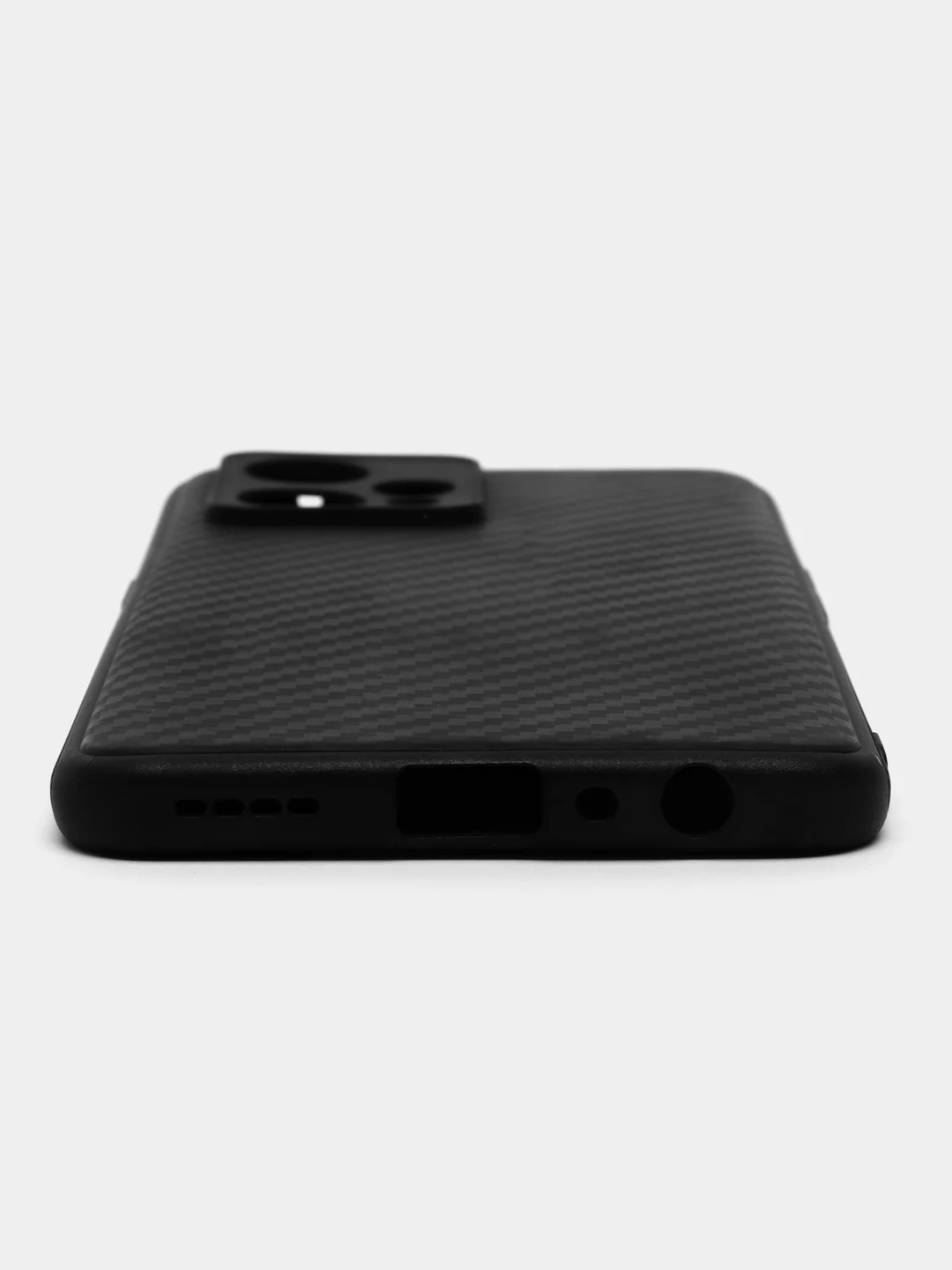 Черный чехол для Realme 9 5G / Realme 9 PRO / Реалми 9 5Г / 9 Про , силиконовый, под карбон