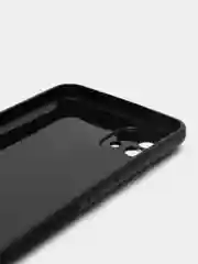 Черный чехол для Realme C11 2021 / C20, Реалми С20, силиконовый, под карбон