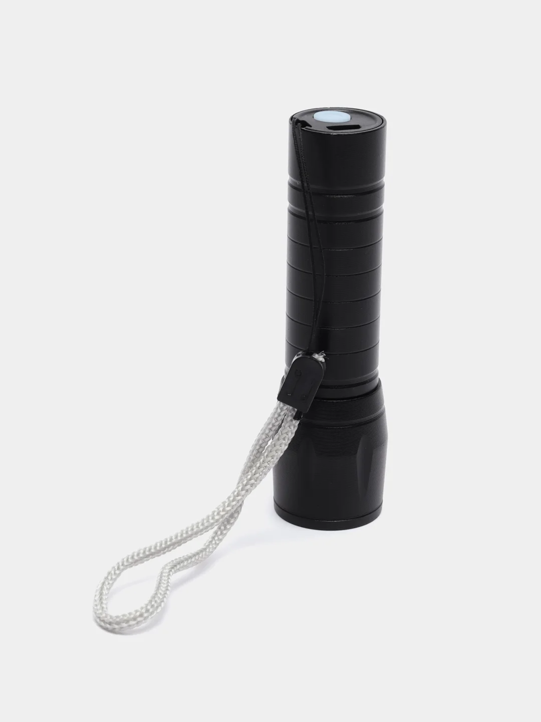 Ручной компактный фонарь от SimpleShop с регулировкой угла свечения, стробоскопом, USB