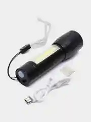 Ручной компактный фонарь от SimpleShop с регулировкой угла свечения, стробоскопом, USB