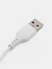 Белый lightning кабель для зарядки телефона iPhone 11/12/13 Pro/Max, быстрая зарядка 2.4A