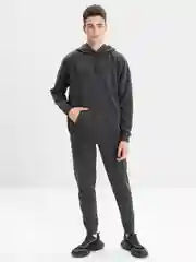 Серый спортивный костюм мужской молодежный