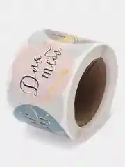 Бирюзовый набор наклеек для бизнеса, 11м, 252шт.