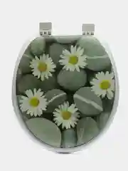 Серый сиденье для унитаза, крышка, стульчик, сидушка, накладка для туалета мягкое с рисунком