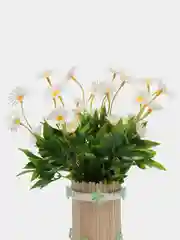 Белый ваза с цветами /цветы /цветочный декор