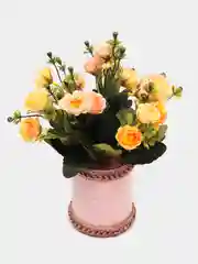 Красный ваза с цветами /цветы /цветочный декор