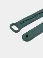 Зеленый силиконовый ремешок с металлическим креплением для Xiaomi Mi Band 8