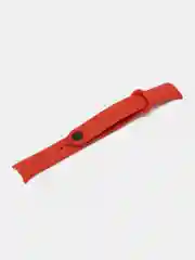 Красный силиконовый ремешок с металлическим креплением для Xiaomi Mi Band 8
