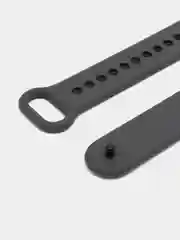 Хром силиконовый ремешок с металлическим креплением для Xiaomi Mi Band 8