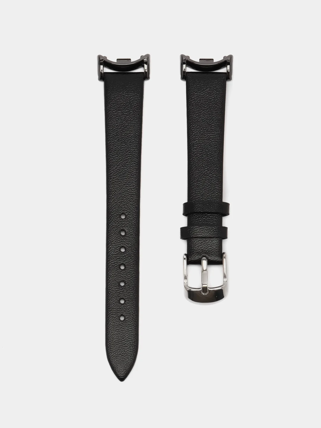 Красный кожаный ремешок для Xiaomi Mi Band 8