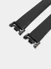 Красный кожаный ремешок для Xiaomi Mi Band 8