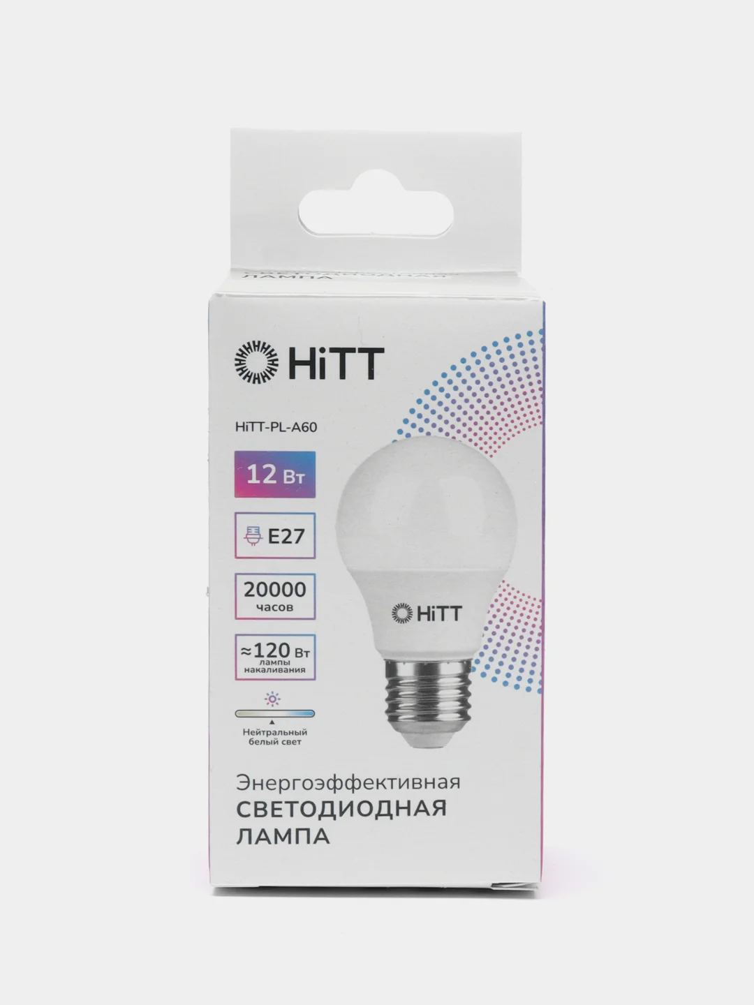 Лампа светодиодная 12Вт HiTT Е27 А60 LED