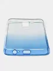 Голубой силиконовый чехол на Samsung Galaxy J8 2018