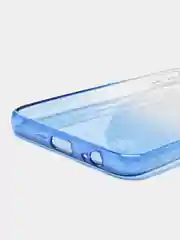Голубой силиконовый чехол на Samsung Galaxy J8 2018