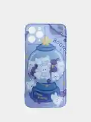 Аметистовый силиконовый чехол с рисунком iPhone 11 Pro Max, XS, XR