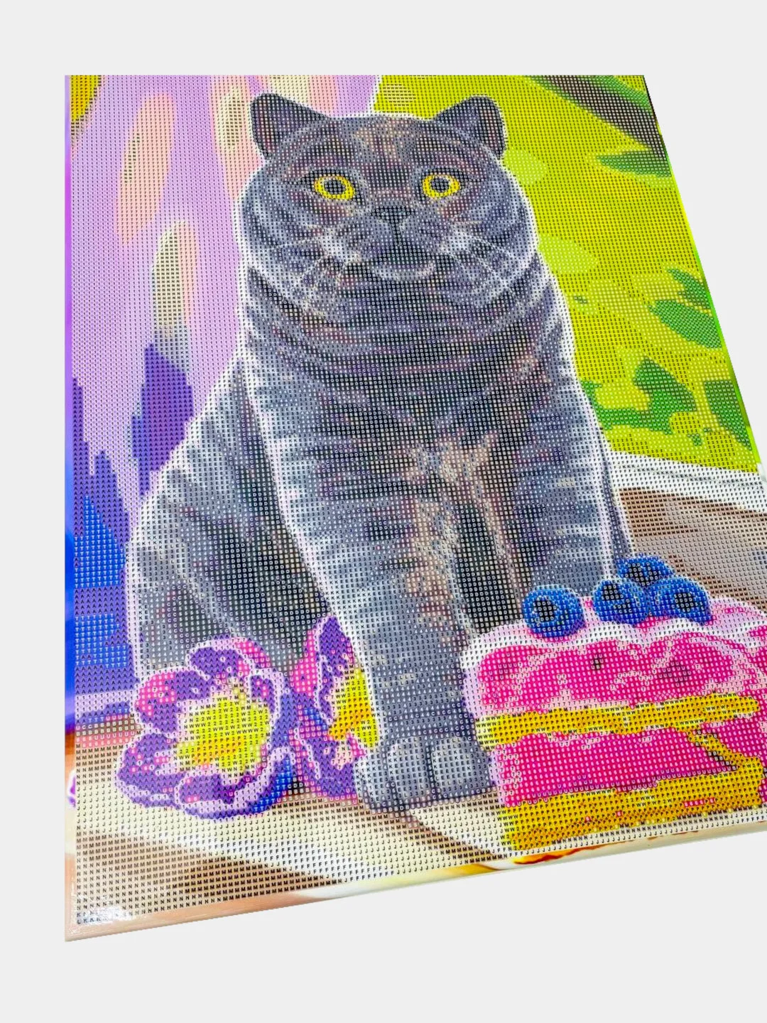 Алмазная мозаика, 40 х 50 см, на подрамнике, "Кот"