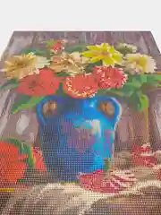 Алмазная мозаика, 40 х 50 см, на подрамнике, "Цветы"