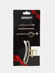 Белый 316367 Beriotti набор аксессуаров для волос, 4 пр