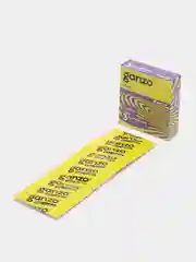Фиолетовый презервативы Ganzo, по 3 шт