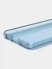 Голубой чехол силиконовый для Samsung Galaxy A51 накладка, плотный бампер затемненный Araree