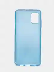 Голубой чехол силиконовый для Samsung Galaxy A51 накладка, плотный бампер затемненный Araree